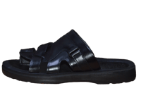 حذاء فلسطيني بجلد طبيعي اسود