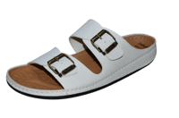 حذاء فلسطيني بدعسة طبية ابيض