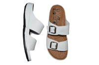 حذاء فلسطيني بدعسة طبية ابيض