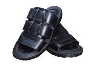 حذاء فلسطيني بجلد طبيعي اسود