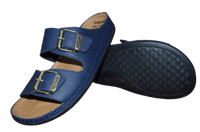 حذاء فلسطيني بدعسة طبية ازرق