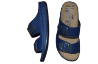 حذاء فلسطيني بدعسة طبية ازرق