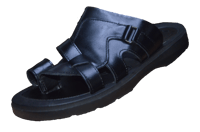 حذاء فلسطيني بجلد طبيعي اسود