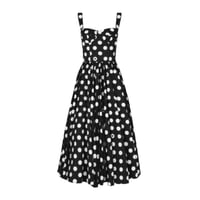 فستان كورسيه من دولتشي آند غابانا مع طبعة منقطة