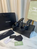 صندل بابيلون ميول بكعب 9 سم من سان لوران