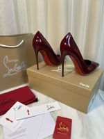 حذاء سو كيت 120 بكعب عالي 12 سم - برغندي