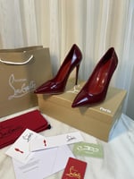 حذاء سو كيت 120 بكعب عالي 12 سم - برغندي