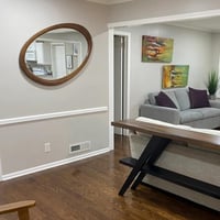 مرآة مارين خشبية بتصميم مبتكر (موديل MR-003)