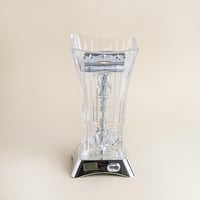 مبخر كرستال كبير لون فضي كهرباء