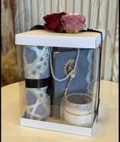 بكس هدايا ايمانية سجادة +شرشف +مصحف+سبحة+مبخرة. 5ق...