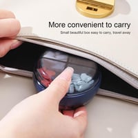 علبة تنظيم الحبوب والأدوية مزدوجة الطبقات، مقاومة...