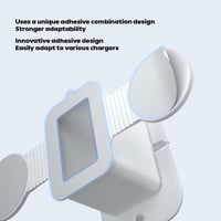 غطاء حماية الشاحن 2 في 1 من السيليكون مع تنظيم الك...