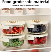 سلة تصفية بلاستيكية لتصفية وغسيل الخضروات والفواكه...