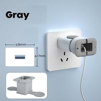 غطاء حماية الشاحن 2 في 1 من السيليكون مع تنظيم الك...