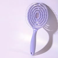 فرشاة فك التشابك للشعر المجعد بتصميم شبه مهوى لتجف...