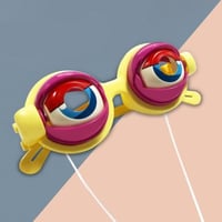 أصفر و زهري