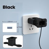 غطاء حماية الشاحن 2 في 1 من السيليكون مع تنظيم الك...