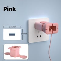 غطاء حماية الشاحن 2 في 1 من السيليكون مع تنظيم الك...