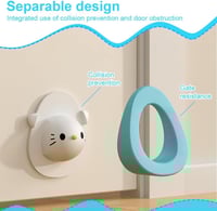 حاجز باب مغناطيسي سيليكوني مقاوم للماء لمنع الاصطد...