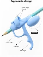 مقبض قلم سيليكون مريح للأطفال لتطوير مهارات الكتاب...