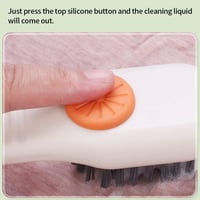 فرشاة تنظيف الأحذية بتصميم الضغط وحجم صغير وسهل ال...