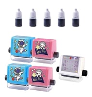 ختم تعليم الرياضيات للأطفال قابل للتعديل لتعلم الج...