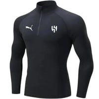 Al-Hilal Black Sport Sweater Thumb Hole - سويتر ال...