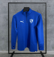 Al-Hilal Blue Sports Sweater Thumb Hole - سويتر ال...