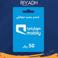 50 ريال - شحن رصيد موبايلي Mobily