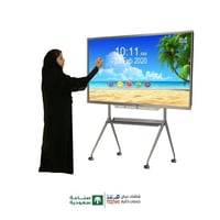 75 بوصة شاشة سبورة ذكية تفاعلية . شاشة لوحية للاجت...