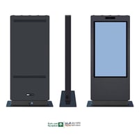 65 بوصة شاشة عرض خارجي قائمة دريف ثرو . احترافية ض...