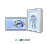 عرض 3d هولوجرام مجسم شفاف