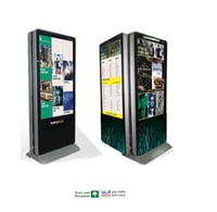 55 بوصة شاشة عرض طولية وجهين . احترافية ضد الكسر و...