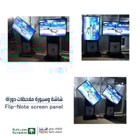 55 بوصة شاشة ملاحظات رقمية دوارة, Flip screen . شا...