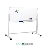 سبورة بيضاء منزلقة 4 متر- للفصول الدراسية والروضة