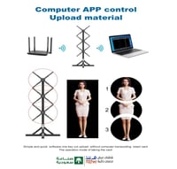 عرض 3d هولوجرام مروحة