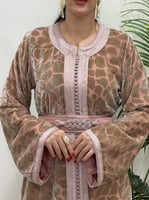 قفطان شيفون مخمل