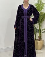 قفطان شيفون مخمل