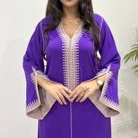 قفطان كم مبطن