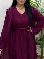 قفطان تريكو قطعتين