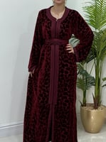 قفطان شيفون مخمل