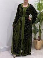 قفطان شيفون مخمل