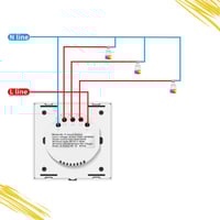 مفتاح إضاءة ذكي Tuya – Wi-Fi / Zigbee (فردي / مزدو...