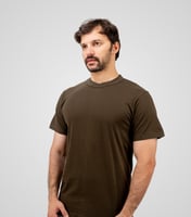 فنيلة داخلية رجالية قطن دائري لون بني غامق ( من شا...