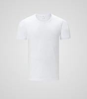 فنيلة داخلية رجالية قطن دائري أبيض ( من شادن )