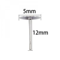 828 - اقراط لأعمال الريزن - لون فضي ( 10 ) قطع مزد...