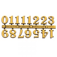 809- اكسسوارات ساعة - ارقام - لون ذهبي
