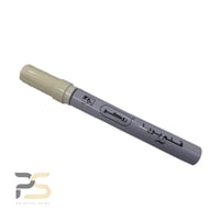 838- قلم بويا لون ابيض - رأس مشطوف