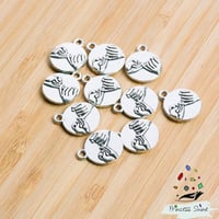 733 - تعليقة الصداقة فضي | جملة