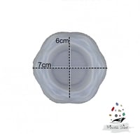 753 - قالب حامل الشموع - شكل زهرة اللوتس